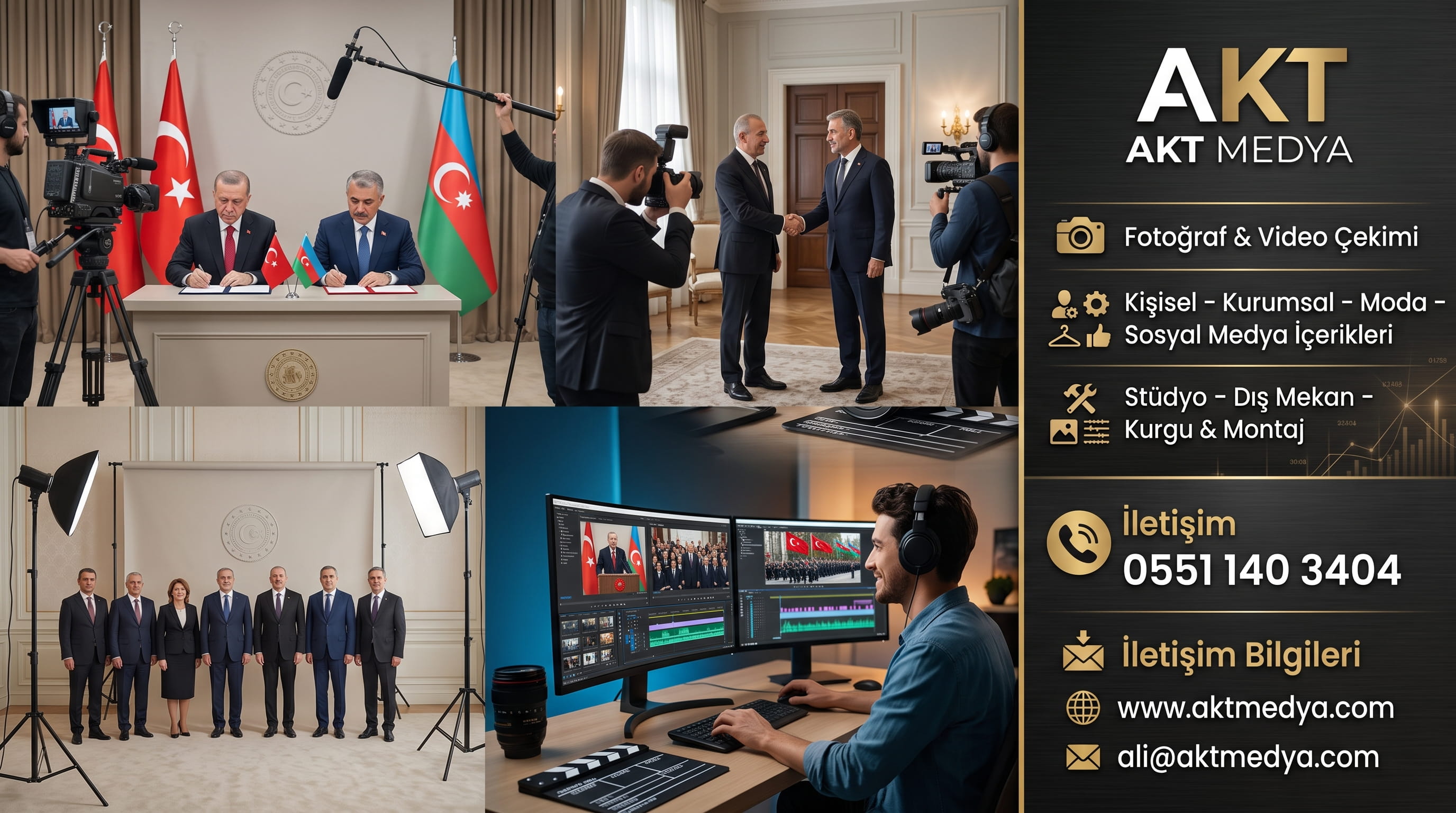 Kamusal & Siyasi Medya Çekim Hizmetleri